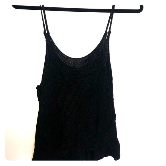 Black mesh tank top - Picture 1 of 2